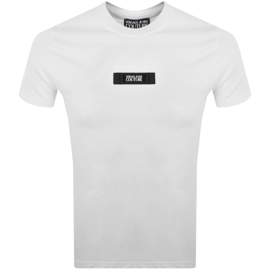 Versace Jeans Couture Logo Patch T Shirt White